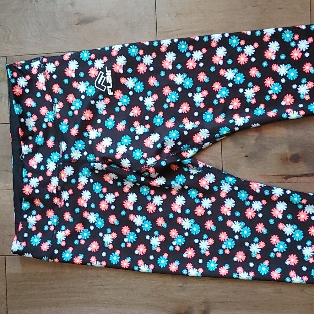 Vibrant colors‎ Filly Flair Floral Leggings size L